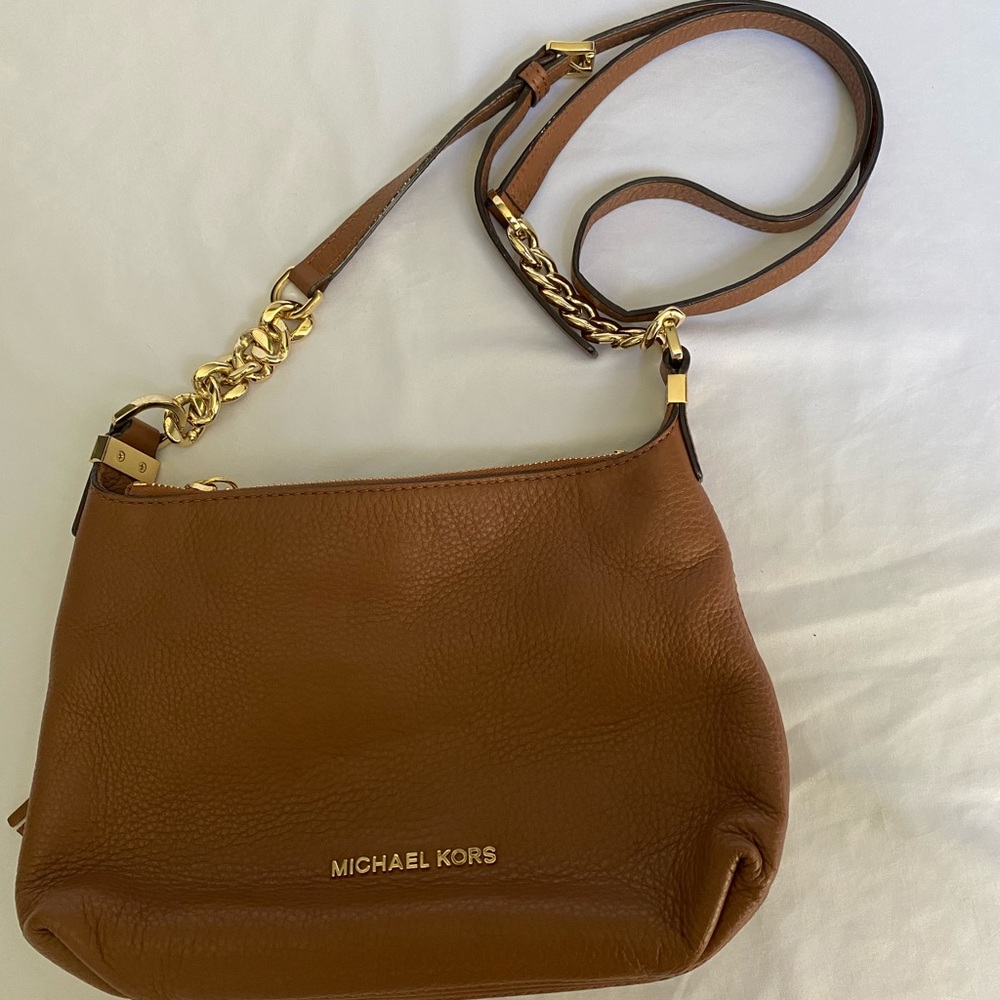 Michael Kors brown crossbody purse